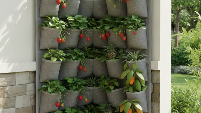 Desain Kebun Buah Mini di Rumah Sempit. AI