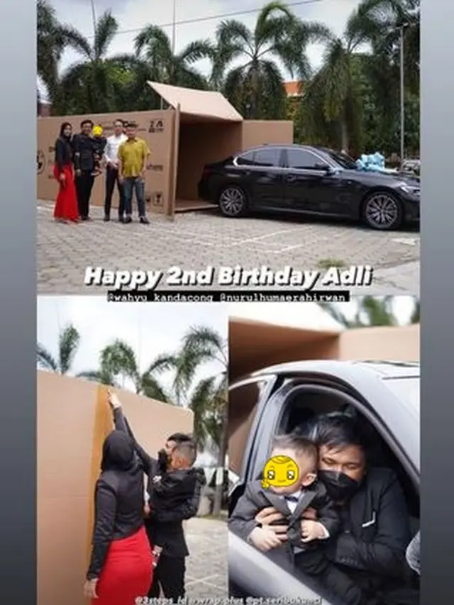 Viral Pengusaha Beri Kado Mobil Anaknya yang Masih Balita, Ini 6 Potretnya