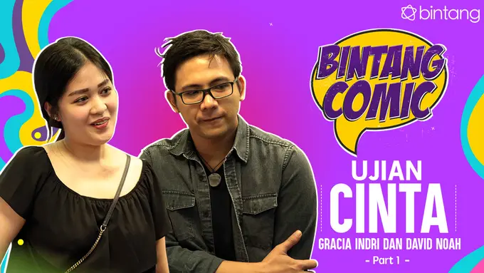 Bintang Comic Gracia Indri dan David NOAH