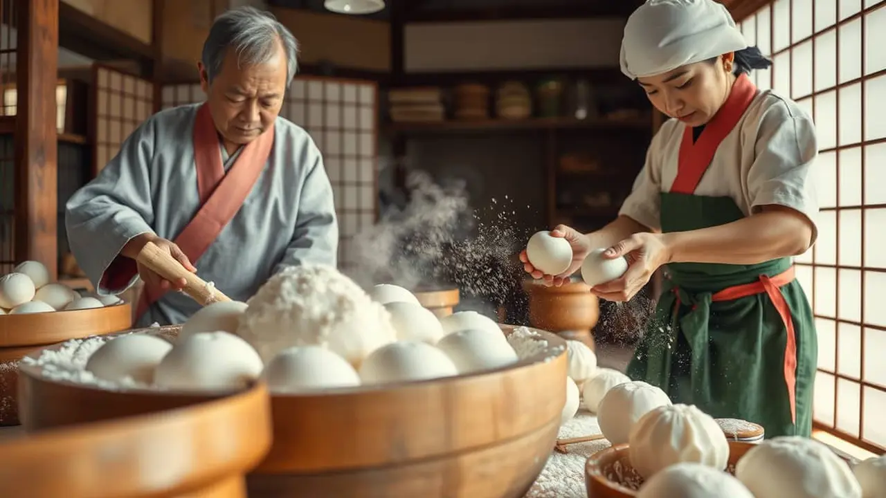 cara buat mochi
