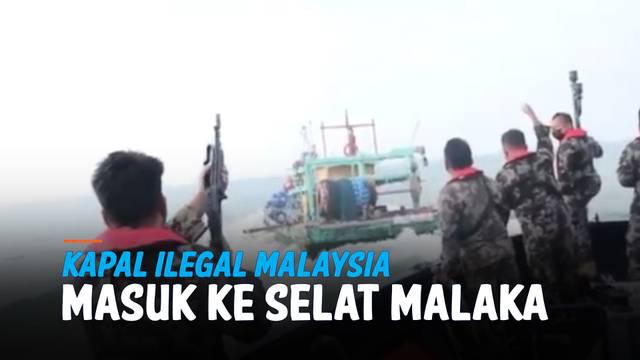 Kapal berbendera Malaysia dicegat tim dari KKP karena ketahuan melakukan penangkapan ikan ilegal di Selat Malaka. Kapal ternyata diisi oleh nahkoda dan ABK Indonesia untuk mengelabui petugas.