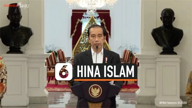 VIDEO: Jokowi Kecam Keras Pernyataan Presiden Prancis yang Hina Islam