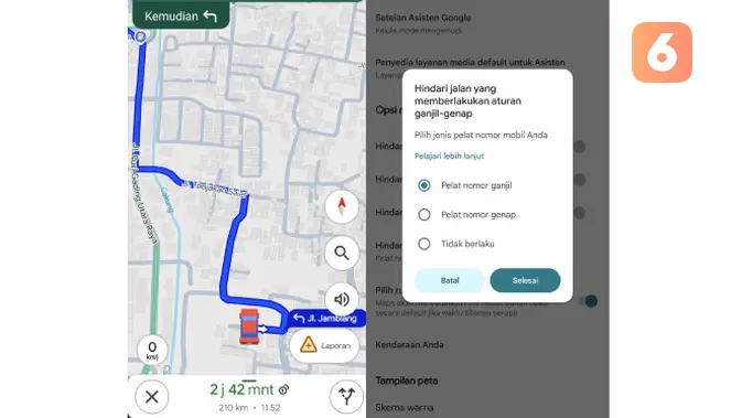 Maximalkan Google Maps untuk Navigasi di iPhone