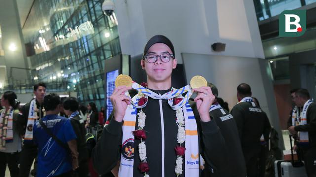 Foto: Sukacita Penyambutan Pahlawan SEA Games 2025 di Tanah Air