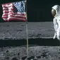 Cuplikan dari video pendaratan di bulan yang langka. Dok: Sotheby's