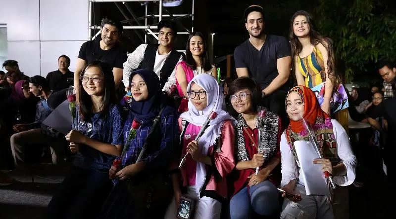 Meet and Greet pemain Mohabbatein dan Punar Vivah. (Bambang E. Ros/Bintang.com)