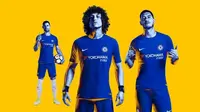 Chelsea merilis seragam anyar dengan sponsor baru. (Chelsea)