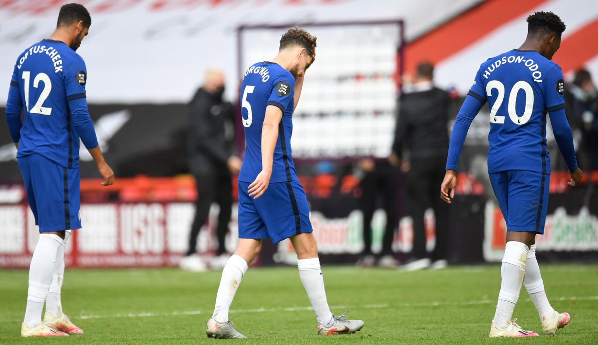Foto Chelsea Kalah Telak Dari Sheffield United Bola Liputan6 Com