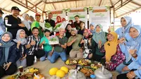 Bakal Calon Presiden (Bacapres) Ganjar Pranowo mengujungi Taman Agro Eduwisata di GSG 07 di Jalan KP Salo No 81 RT 4/RW 7 Kembangan, Jakarta Barat, Sabtu (7/10/2023). (Foto: Istimewa).