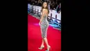 Nicole Scherzinger tampil seksi saat menghadiri pemutaran perdana film Eropa 'Selma' di London, Inggris (27/1/2015). (AFP PHOTO/Jack TAYLOR)
