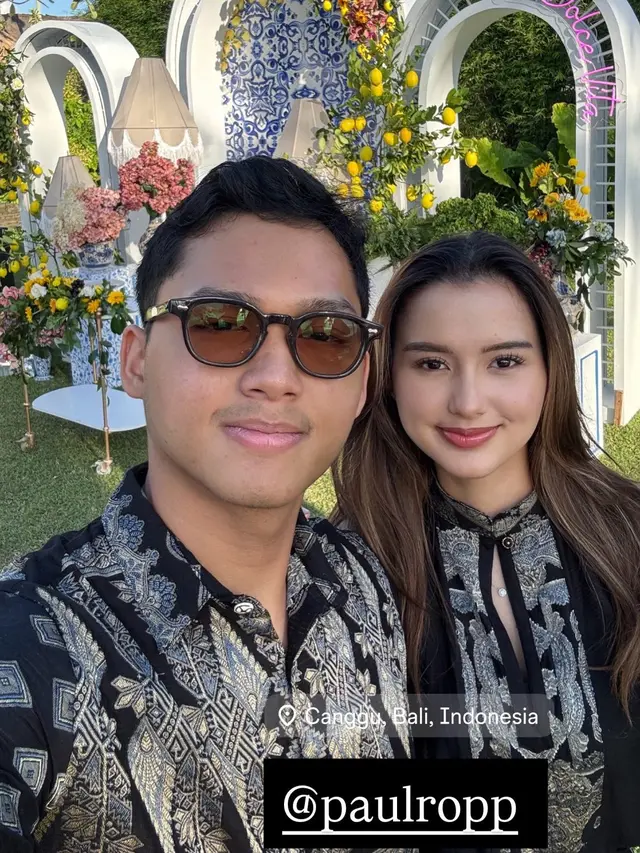 Potret Gaya Summer Para Tamu Ulang Tahun Aurel Hermansyah ke-27 di Bali.