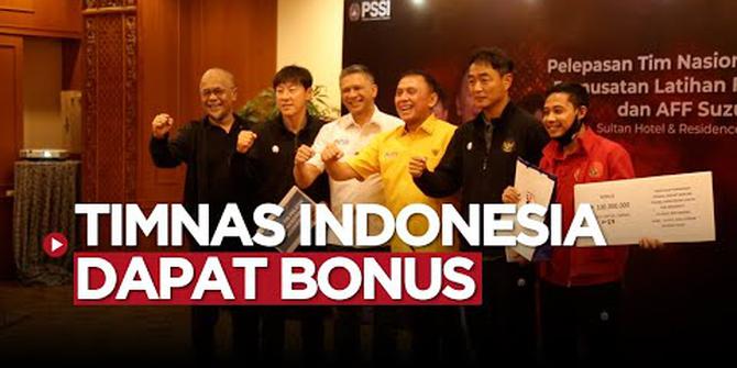 VIDEO: PSSI Berikan Bonus Total Rp 160 Juta Kepada Pemain dan Pelatih Timnas Indonesia