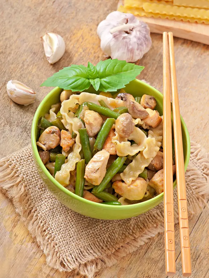 tumis jamur buncis