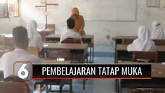 Pembelajaran tatap muka mulai dibuka kembali di wilayah Grobogan, Jawa Tengah, Senin pagi (16/8). Para siswa mengaku senang, karena bisa bertemu dengan teman-teman dan merasa bisa lebih konsentrasi dalam belajar.