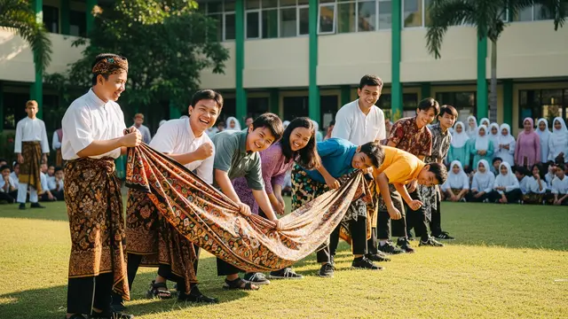 ide permainan halal bi halal di sekolah (Image by Gemini AI)
