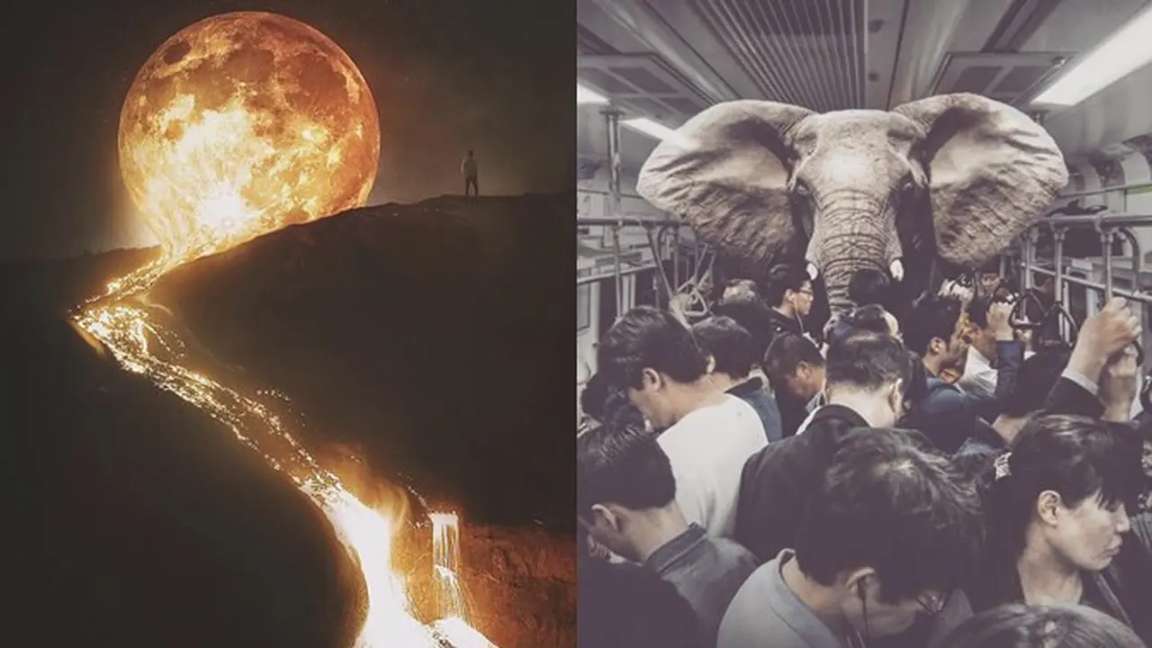 Pria Ini Bikin Foto Manipulasi, 7 Hasilnya Menakjubkan