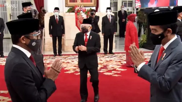 Resmi, Ini 6 Momen Pelantikan Menteri dan Wamen Baru Kabinet Indonesia Maju