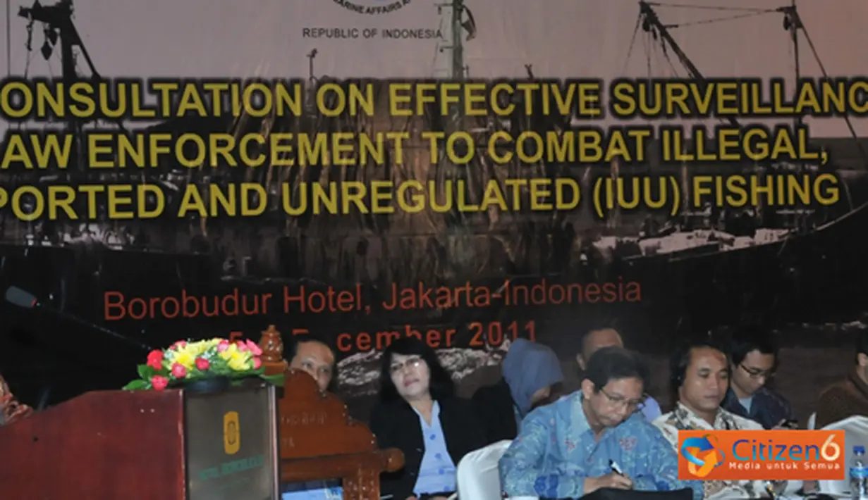 Citizen6, Jakarta: Sharif menyatakan, selama ini IUU Fishing tidak menjadi perhatian banyak pihak di dunia. (Pengirim: Efrimal Bahri)