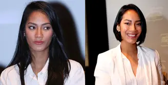 Jika sebelumnya aktris cantik Tara Basro kerap tampil dengan rambut panjang tergerai indah melewati bahunya, kini ia tampil beda dengan potongan rambut baru. Aktris pemeran ‘Pendekar Tongkat Emas’ ini memilih gaya rambut pendek. (Andy Masela/Bintang.com)
