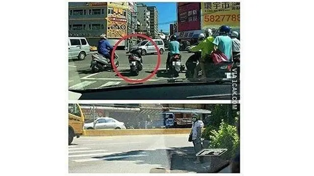 5 Tingkah Orang Hindarin Panas di Perempatan yang Kocak Banget