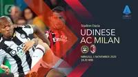 Udinese vs AC Milan (Liputan6.com/Abdillah)