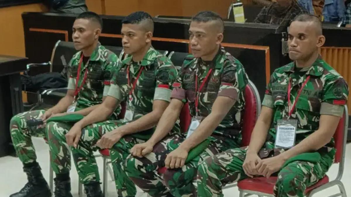 Siksa Prada Lucky dengan Cabai, 4 Prajurit TNI Dituntut 6 Tahun Penjara dan Dipecat
