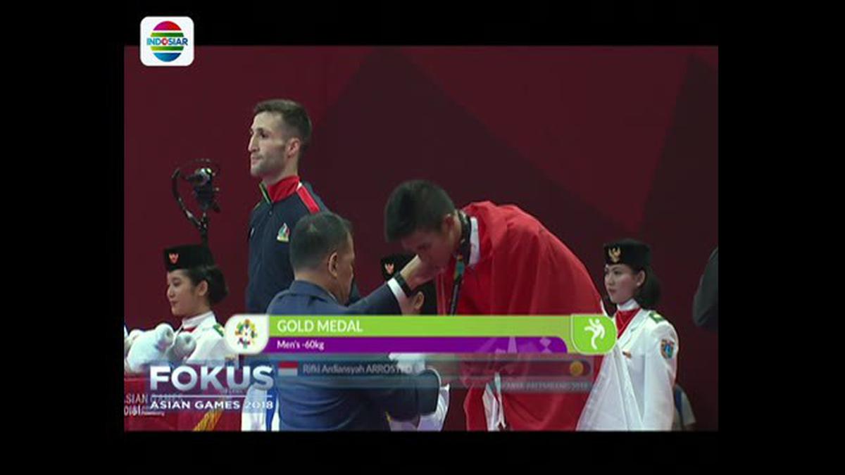 Tampil Cemerlang, Rifki Ardiansyah Rebut Emas di Cabang Karate