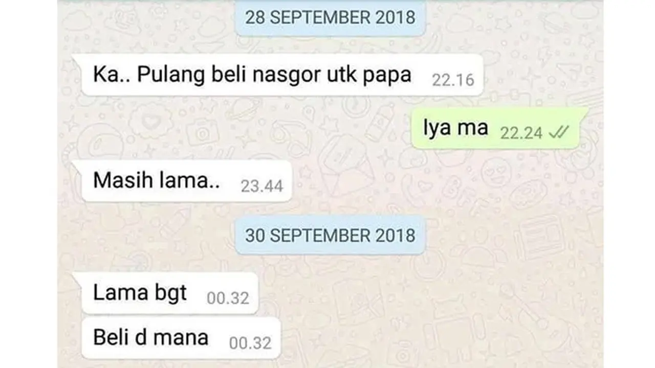 6 Chat Ibu Nyuruh Anak Ini Kocak, Bikin Geleng Kepala