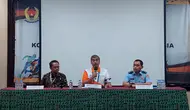 Konferensi pers PBSI terkait meninggalnya Pebulutangkis asal China, Zhang Zhi Jie di Kantor KONI DIY, Yogyakarta. (Bola.com/Ana Dewi)