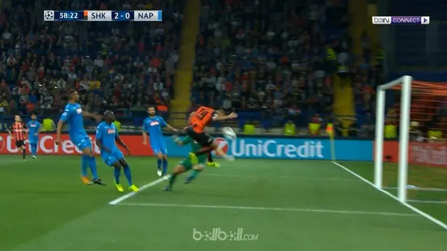 VIDEO: Highlights Liga Champions, Shakhtar Donetsk Vs Napoli 2-1