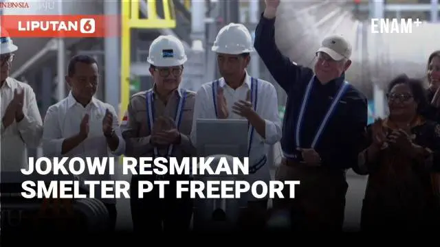 Presiden Joko Widodo meresmikan smelter PT Freeport Indonesia hari Senin (23/9) di Gresik, Jawa Timur, dengan investasi sebesar Rp56 triliun.