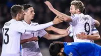 Andre Schurrle menjadi bintang kemenangan Jerman atas Azerbaijan setelah menyumbang dua gol pada laga kualifikasi Piala Dunia 2018. (doc. Deutsche Welle)