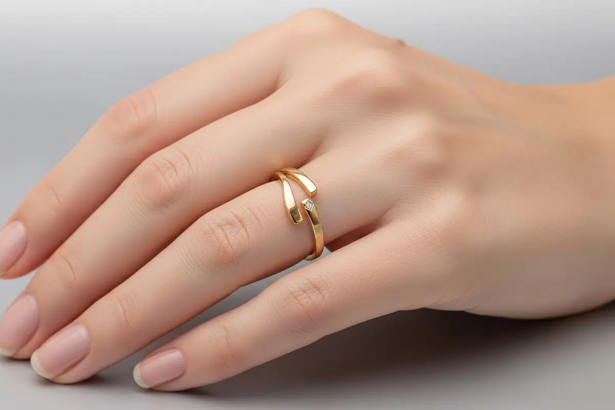 Cincin Emas 1 Gram Terlihat Lebih Mewah/Ilustrasi AI