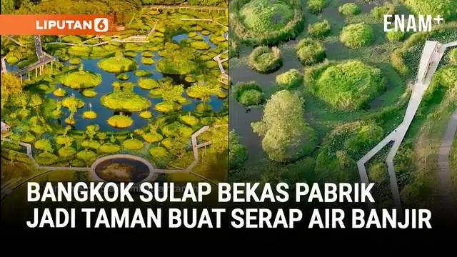 Penampakan Bekas Pabrik Tembakau di Bangkok, Bisa Serap Air Saat Banjir