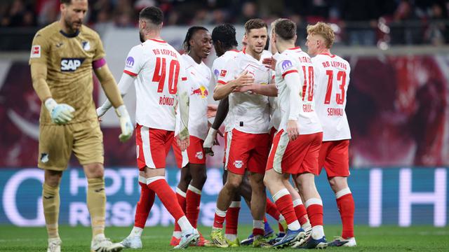 Foto: RB Leipzig Pesta Gol ke Gawang Hoffenheim, Panaskan Perebutan Tiket Liga Champions Musim Depan