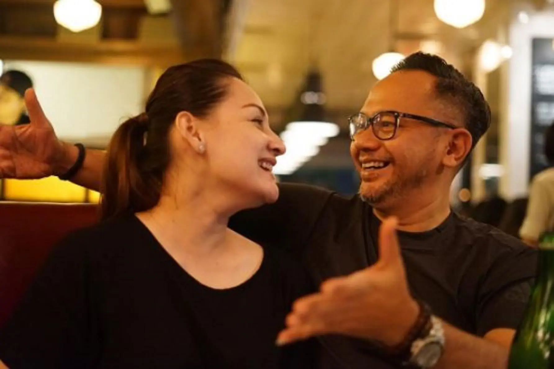 Indra Brasco dan Mona Ratuliu (Instagram/@indrabrasco)