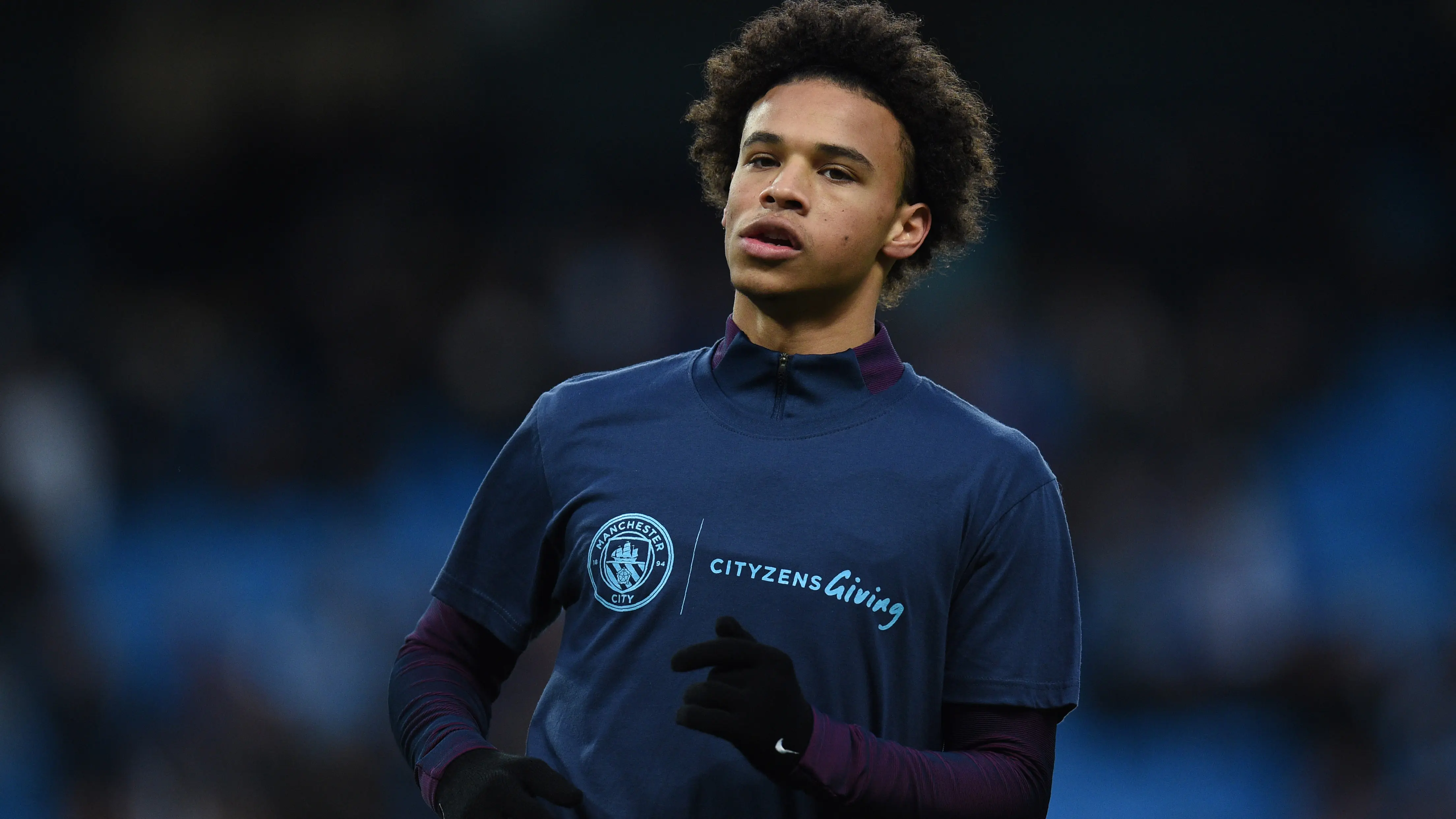 Pemain muda Manchester City asal Jerman, Leroy Sane (AFP/Oli Scarff)