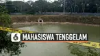 Tim Inafis Polresta Bandar Lampung menggelar olah TKP di lokasi tenggelamnya dua mahasiswa Universitas Islam Negeri Raden Intan Lampung (UIN RIL) di Embung Kampus.
