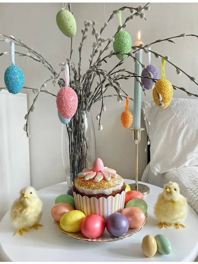 6 Potret Dekorasi Telur Paskah Cantik, Bikin Rumah Tambah Estetik