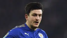 Bek Leicester City, Harry Maguire memperpanjang kontrak hingga 2023 (Foto: Paul ELLIS / AFP)