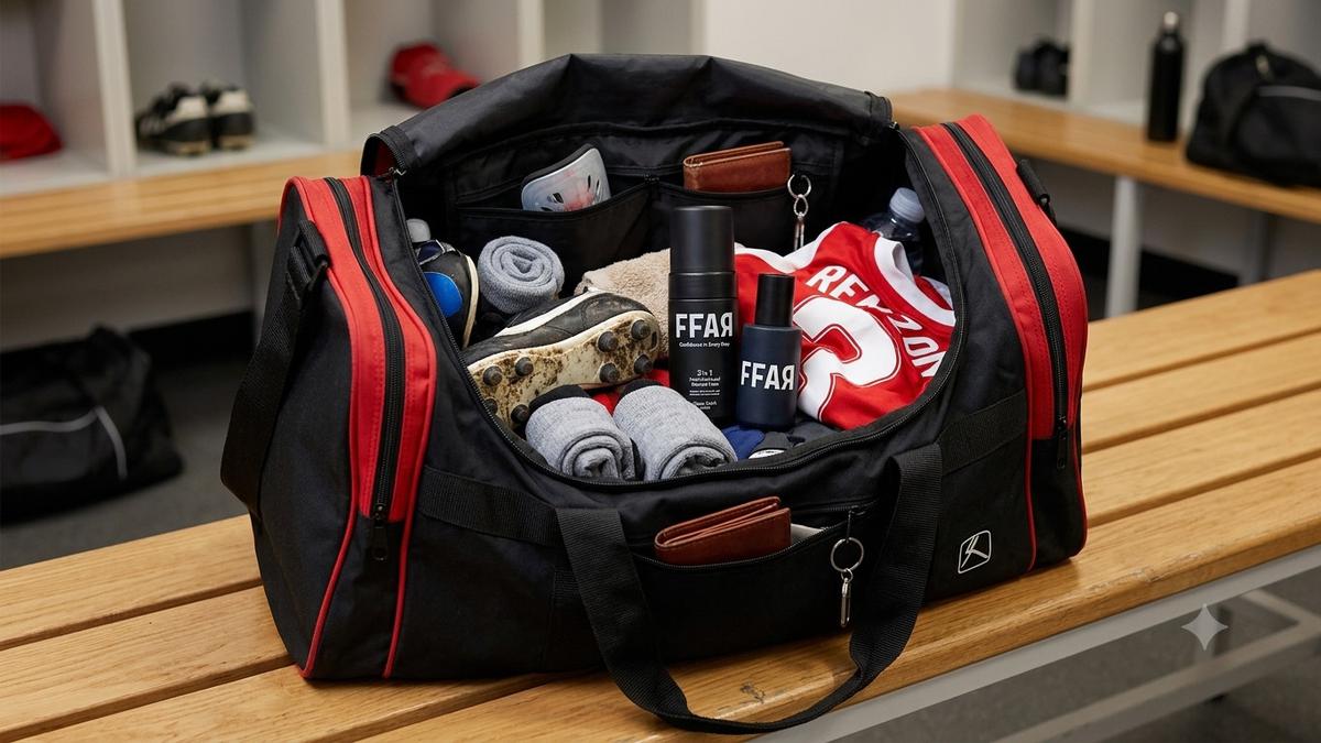 5 Barang Wajib di Football Bag, Jangan Sampai Lupa Bawa Parfum