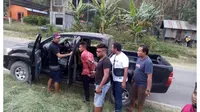 VKR, ayah dari bayi kembar yang dibunuh saat diamankan polisi di Labuan Bajo (Liputan6.com/Ola Keda)