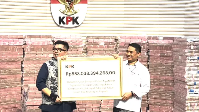 Penampakan Tumpukan Duit Rp 300 Miliar di Gedung KPK