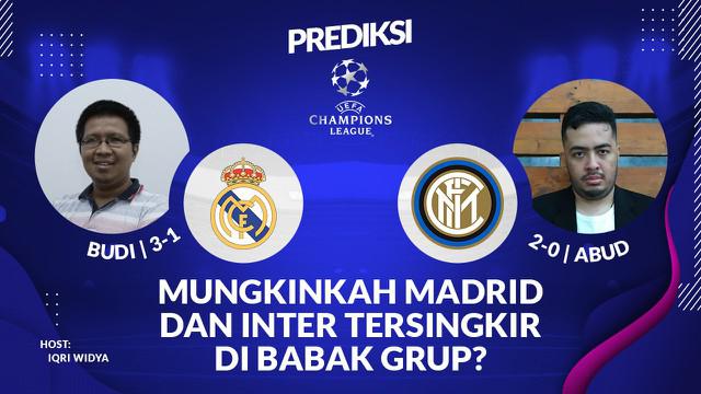 Berita video prediksi Real Madrid akan hadapi Inter Milan di matchday ketiga Liga Champions 2020/2021