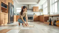 11 Inspirasi Lantai Dapur Aesthetic yang Tahan Lama dan Menawan