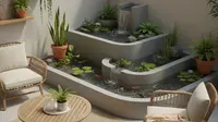 8 Model Kolam Ikan Mini di Teras Rumah yang Simple tapi Cantik, Inspirasi Dekorasi Asri 2025