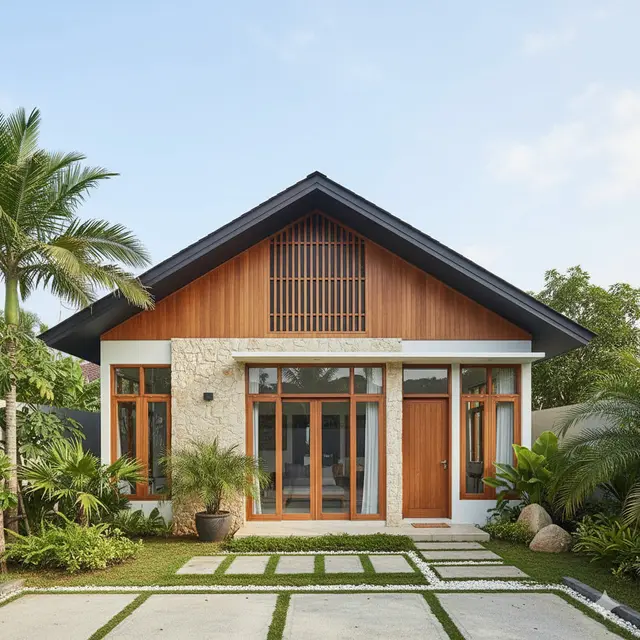 7 Desain Rumah Sederhana 2 Kamar Hemat Biaya tapi Cantik Tren 2025, Inspirasi Hunian Nyaman