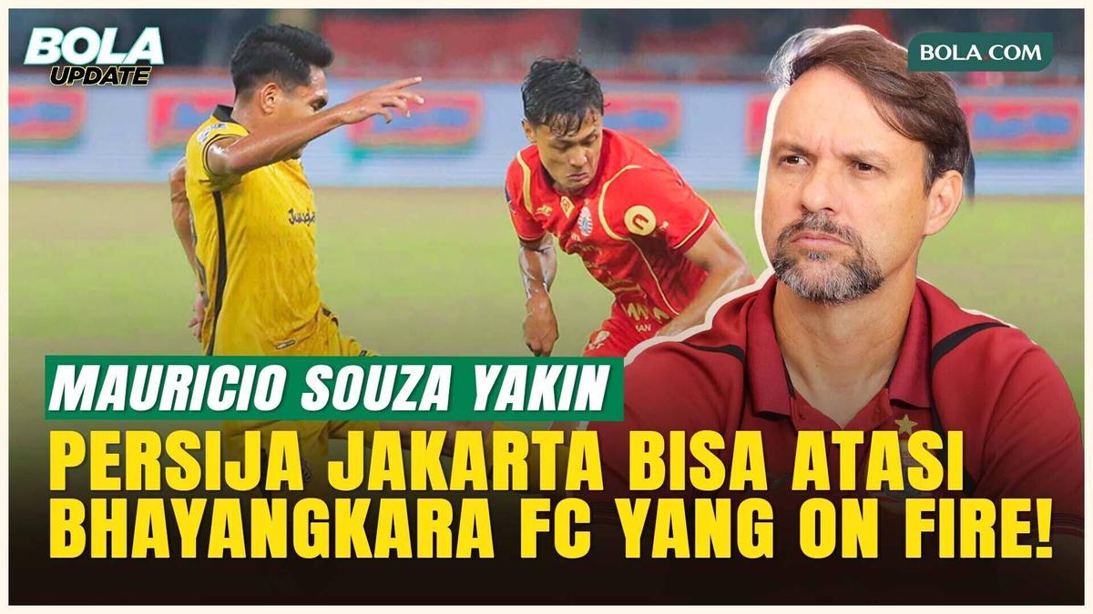 Mauricio Souza Optimistis Persija Jakarta Tampil Maksimal Lawan Bhayangkara FC  #Bola