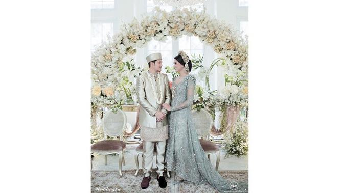 6 Momen Pernikahan Syamsir Alam dan Bunga Jelitha, Beri Maskawin 25 Gram Emas (sumber:Instagram.com/syamsir11alam)