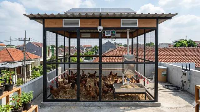 Desain Kandang Ayam Ala Urban Farming